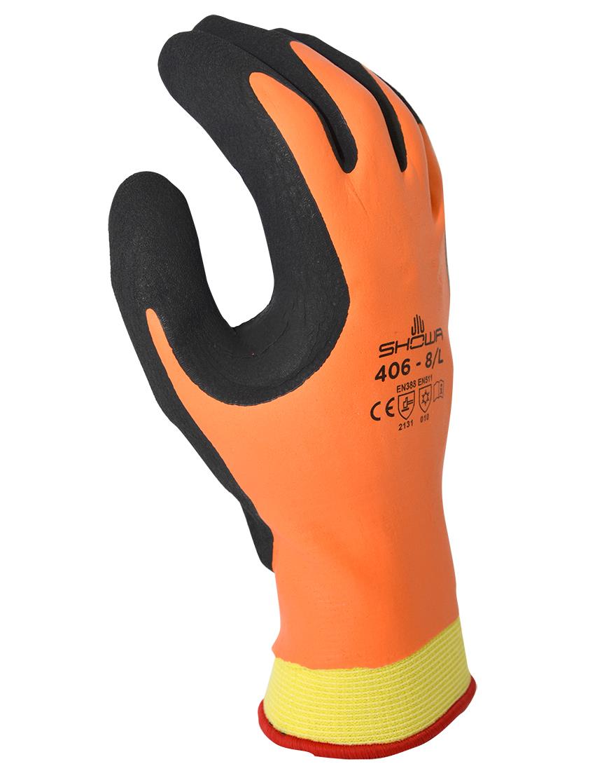 SHOWA 406 INSULATED DOUBLE DIPPED LATEX - Tagged Gloves